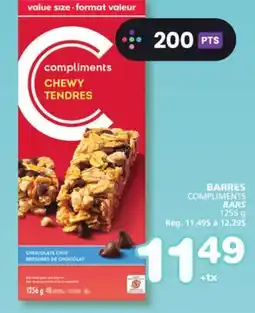 Marches Tradition COMPLIMENTS BARS offer