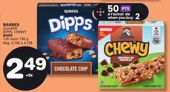 Marches Tradition QUAKER DIPPS, CHEWY BARS offer