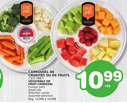 Marches Tradition C'EST PRÊT! VEGETABLE OR FRUIT CAROUSEL offer