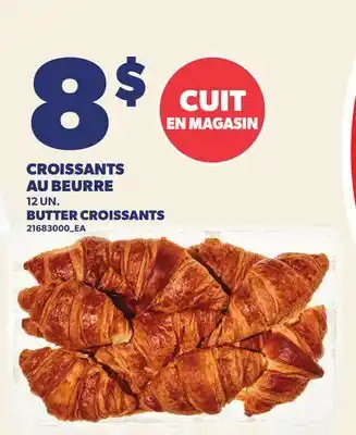 Provigo CROISSANTS AU BEURRE, 12 UN. | BUTTER CROISSANTS offer