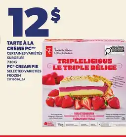 Provigo TARTE À LA CRÈME PC | PC CREAM PIE offer