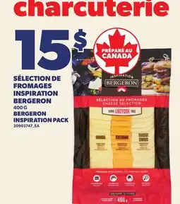 Provigo SÉLECTION DE FROMAGES INSPIRATION BERGERON, 400 G | BERGERON INSPIRATION PACK offer