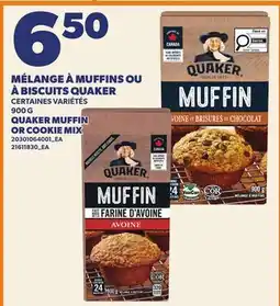 Provigo MÉLANGE À MUFFINS OU À BISCUITS QUAKER, 900 G | QUAKER MUFFIN OR COOKIE MIX offer