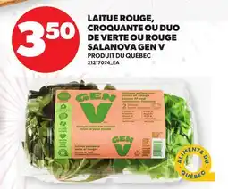 Provigo LAITUE ROUGE, CROQUANTE OU DUO DE VERTE OU ROUGE SALANOVA GEN V offer