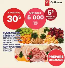Provigo PLATEAUX DE CÉLÉBRATION | PARTY PLATTERS, 592 G–1 KG offer