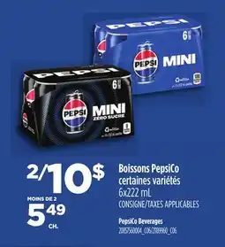 Provigo BOISSONS PEPSICO | PEPSICO BEVERAGES offer