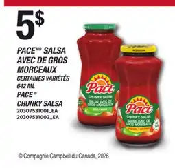 Provigo PACE SALSA AVEC DE GROS MORCEAUX | PACE CHUNKY SALSA offer