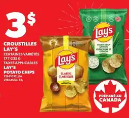 Provigo CROUSTILLES LAY'S, 177-235 G | LAY'S POTATO CHIPS offer