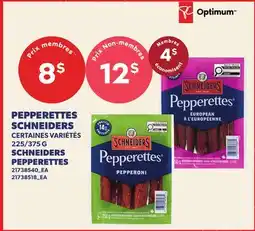 Provigo PEPPERETTES SCHNEIDERS, 225/375 G |SCHNEIDERS PEPPERETTES offer