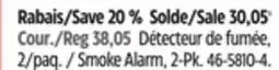 Canadian Tire Garrison Smoke Alarm, 2-Pk offer