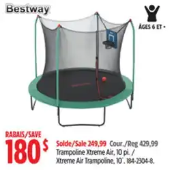Canadian Tire Bestway Xtreme Air Trampoline, 10' offer