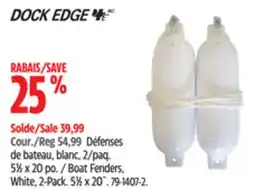 Canadian Tire Boat Fenders, White, 2-Pack. 51⁄2 x 20˝ offer