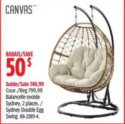 Canadian Tire Sydney, 2places. Sydney Double Egg Swing offer