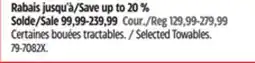 Canadian Tire Selected Towables offer