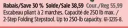 Canadian Tire 2-Step Folding Stepstool offer