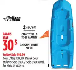 Canadian Tire Solo EVO Kayak for Kids offer