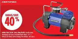Canadian Tire Deluxe 12V Direct-Drive Analog Tire Inflator offer