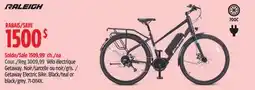 Canadian Tire Raleigh Getaway Electric Bike offer