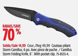 Canadian Tire Camillus Storm Folding Knife, 6 offer