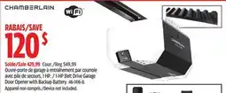 Canadian Tire 1-HP Belt Drive Garage Door Opener with Backup Battery offer