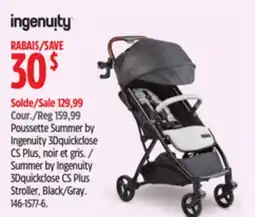Canadian Tire Summer by Ingenuity 3Dquickclose CS Plus Stroller offer