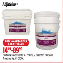 Canadian Tire Selected Chlorine Treatments offer