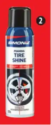 Canadian Tire Simoniz Foaming Car Tire Shine Spray offer
