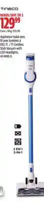 Canadian Tire T1 Cordless Stick Vacuum with LED Headlights offer