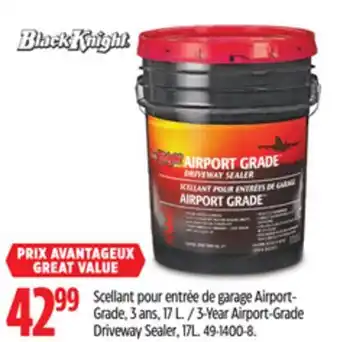 Canadian Tire Black Knight 3-Year Airport-Grade Driveway Sealer offer