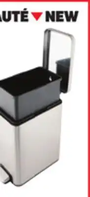 Canadian Tire Type A Stella Slim Stainless-Steel Garbage Can offer