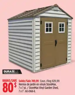 Canadian Tire StoreMax Vinyl Garden Shed offer