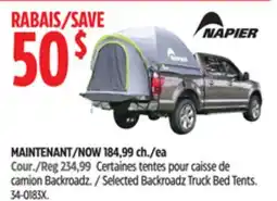 Canadian Tire Selected Backroadz Truck Bed Tents offer