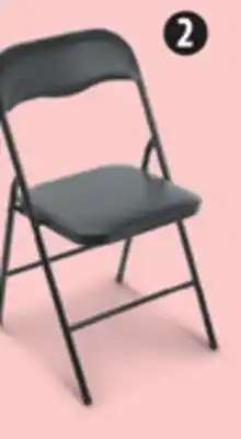 Canadian Tire For Living Padded Vinyl Folding Chair, Black offer
