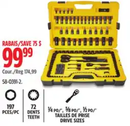 Canadian Tire STANLEY Black Chrome Socket Sets offer