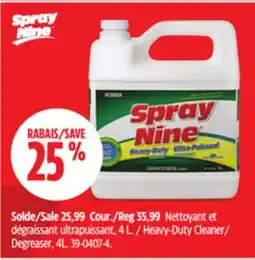 Canadian Tire Heavy-Duty Cleaner/ Degreaser, 4L offer