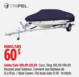 Canadian Tire Boat Covers offer