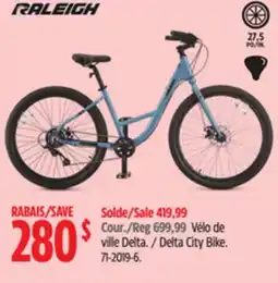 Canadian Tire Delta City Bike offer