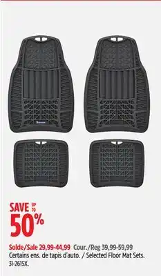 Canadian Tire Michelin Selected Floor Mat Sets offer