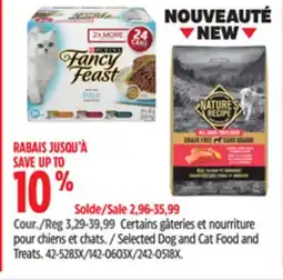 Canadian Tire Selected Dog and Cat Food and Treats offer