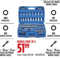 Canadian Tire General Use DIY Socket Sets offer