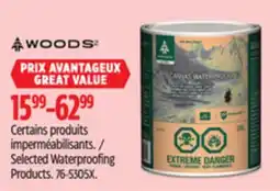 Canadian Tire Selected WOODS Waterproofing Products offer