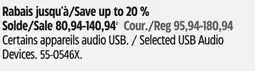 Canadian Tire Dewalt Selected USB Audio Devices offer