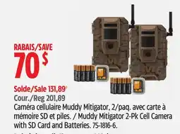Canadian Tire Muddy Mitigator 2-Pk Cell Camera with SD Card and Batteries offer