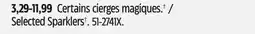 Canadian Tire Selected Sparklers† offer