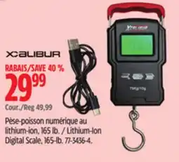 Canadian Tire Xcalibur Lithium-Ion Digital Scale, 165-lb offer