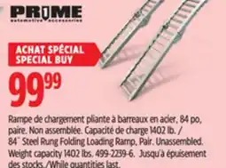 Canadian Tire 84˝ Steel Rung Folding Loading Ramp, Pair offer