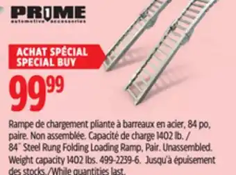 Canadian Tire 84˝ Steel Rung Folding Loading Ramp, Pair offer