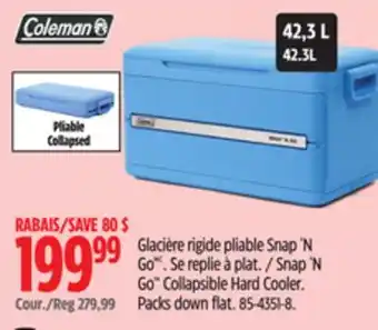Canadian Tire Coleman Snap 'N Go Collapsible Hard Cooler offer