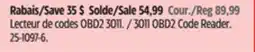 Canadian Tire 3011 OBD2 Code Reader offer