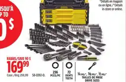 Canadian Tire STANLEY Black Chrome Socket Sets offer